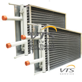 Водяной охладитель VS 400 WCL 2 Водяной охладитель VS 400 WCL 2 теплообменник для вентиляционного оборудования Ventus производства ВТС. Водяной теплообменник VS используется для охлаждения подаваемого воздуха. Водяной охладитель VS состоит из 2х рядов медных трубок с алюминиевыми ламелями